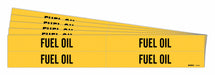 Pipe Marker Adhesive Black Fuel Oil PK5