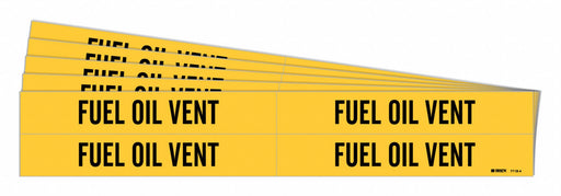Pipe Marker Black Fuel Oil Vent PK5