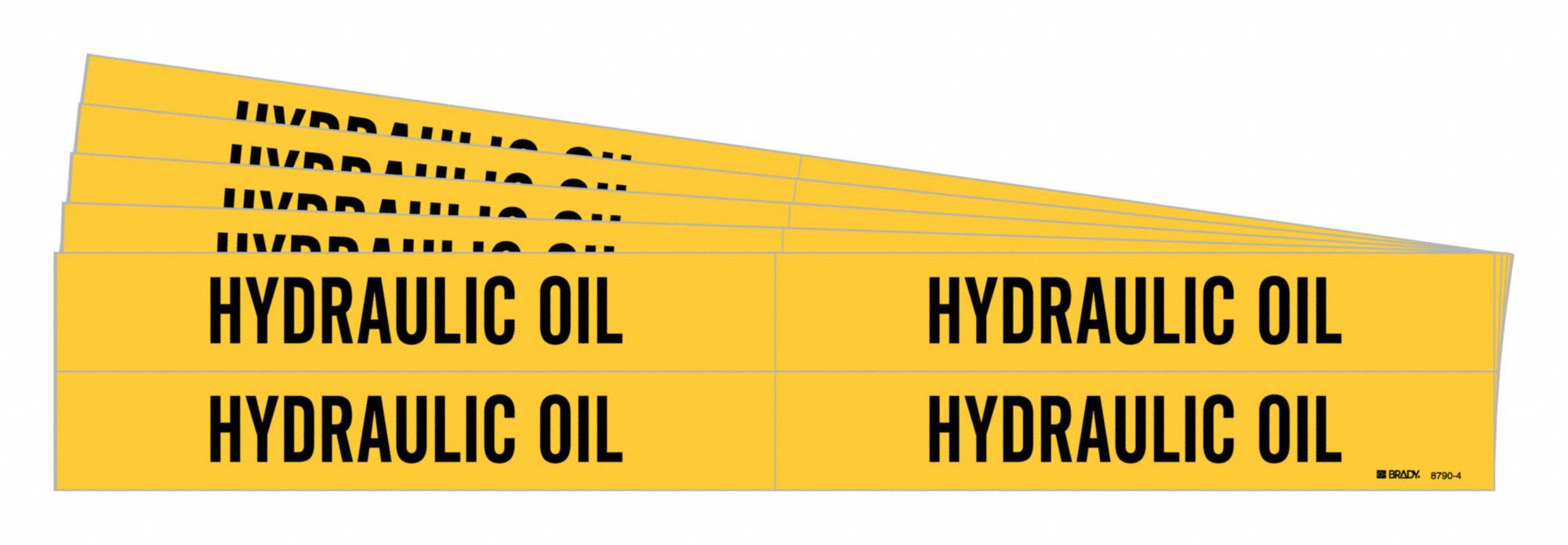 Pipe Marker Black Hydraulic Oil PK5