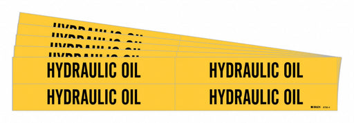 Pipe Marker Black Hydraulic Oil PK5