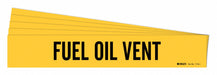 Pipe Marker Black Fuel Oil Vent PK5
