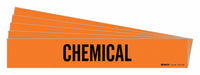 Pipe Marker Adhesive Black Chemical PK5