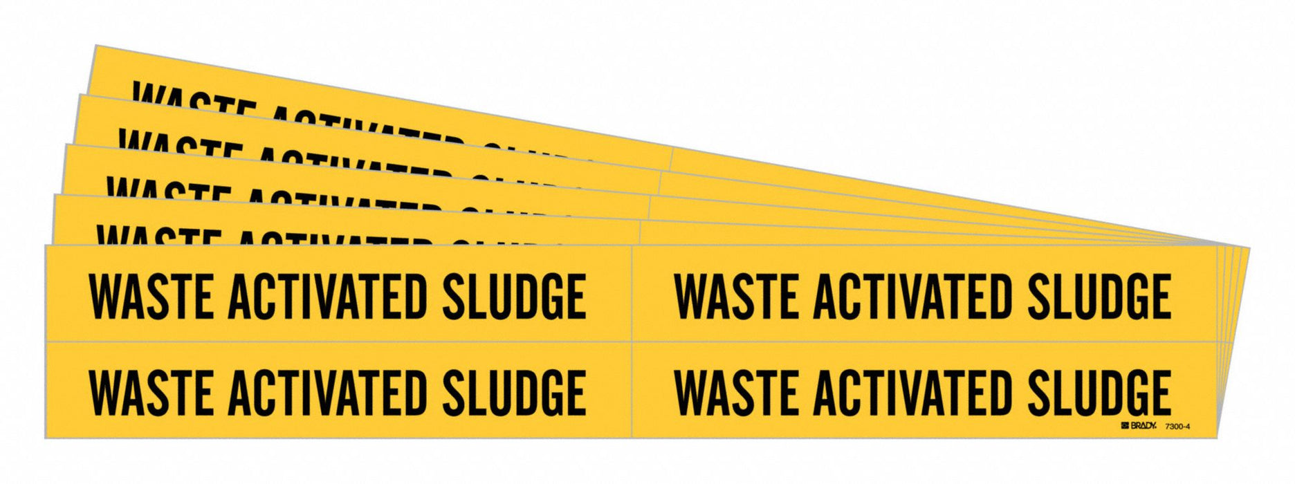 Pipe Marker Waste Activated Sludge PK5