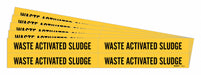 Pipe Marker Waste Activated Sludge PK5