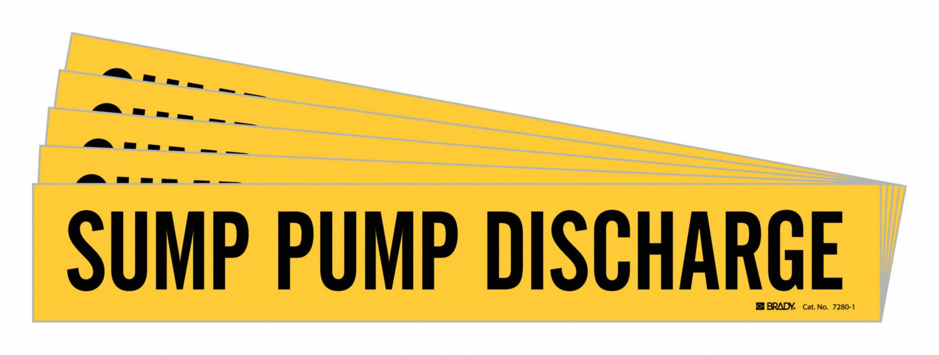 Pipe Marker Sump Pump Discharge PK5