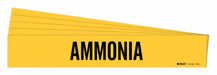 Pipe Marker Adhesive Black Ammonia PK5
