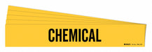 Pipe Marker Adhesive Black Chemical PK5