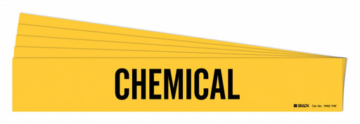 Pipe Marker Adhesive Black Chemical PK5