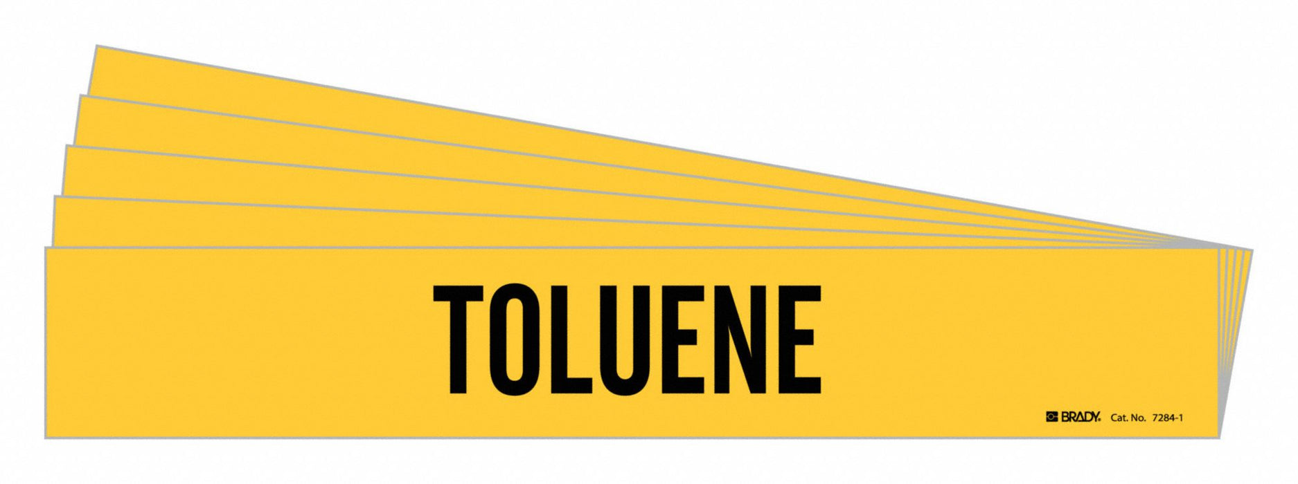 Pipe Marker Adhesive Black Toluene PK5
