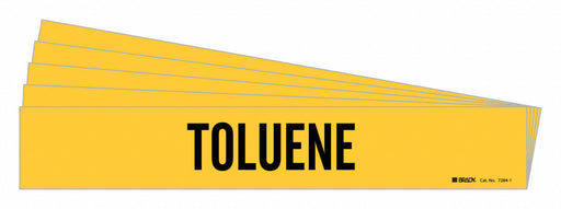 Pipe Marker Adhesive Black Toluene PK5