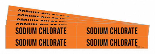 Pipe Marker Black Sodium Chlorate PK5