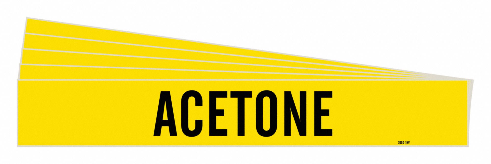 Pipe Marker Adhesive Black Acetone PK5