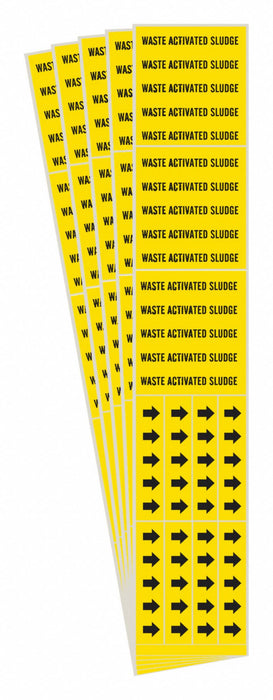 Pipe Marker Waste Activated Sludge PK5