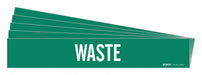 Pipe Marker Adhesive White Waste PK5