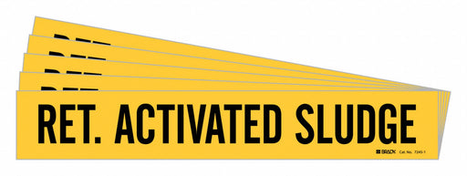 Pipe Marker Return Activated Sludge PK5