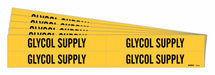 Pipe Marker Black Glycol Supply PK5