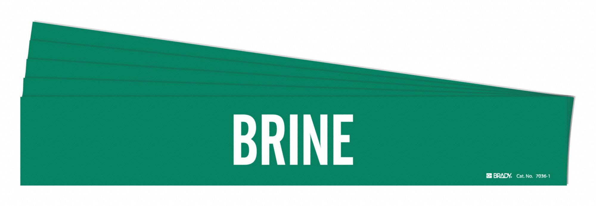Pipe Marker Adhesive White Brine PK5