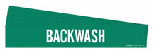 Pipe Marker Adhesive White Backwash PK5