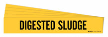 Pipe Marker Black Digested Sludge PK5