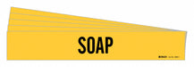Pipe Marker Adhesive Black Soap PK5