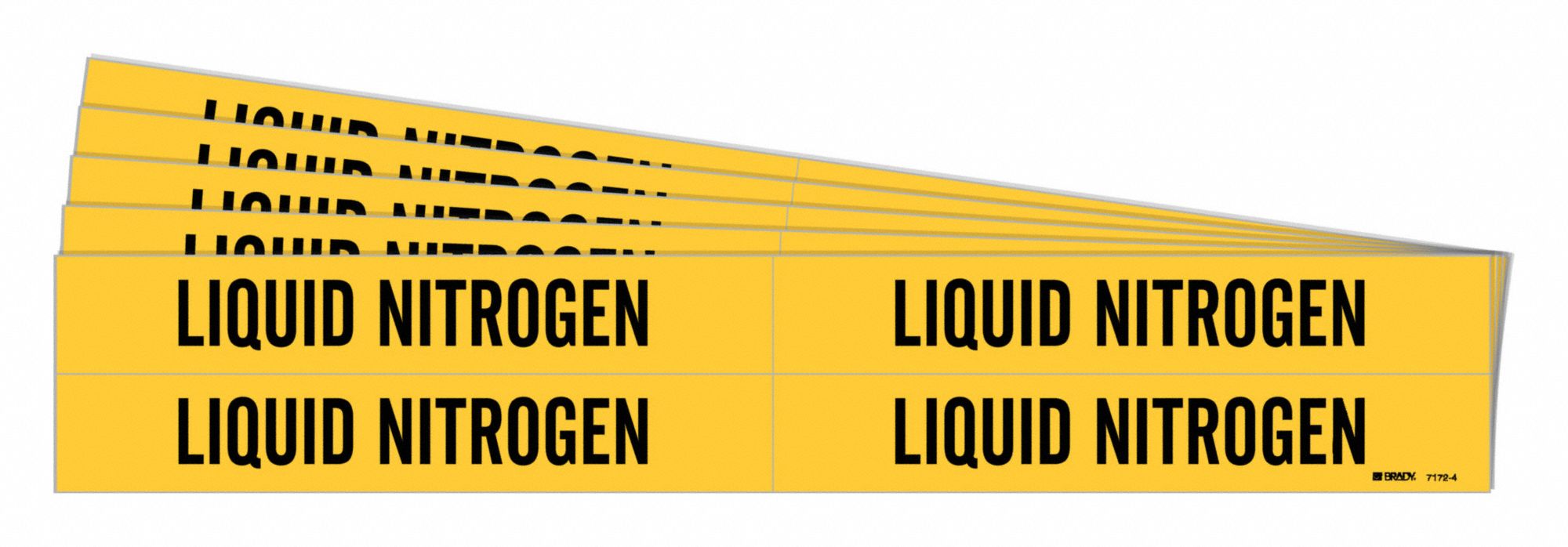 Pipe Marker Black Liquid Nitrogen PK5