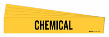 Pipe Marker Adhesive Black Chemical PK5