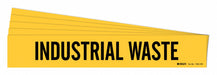 Pipe Marker Black Industrial Waste PK5