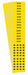 Pipe Marker Adhesive Black Sulfur PK5