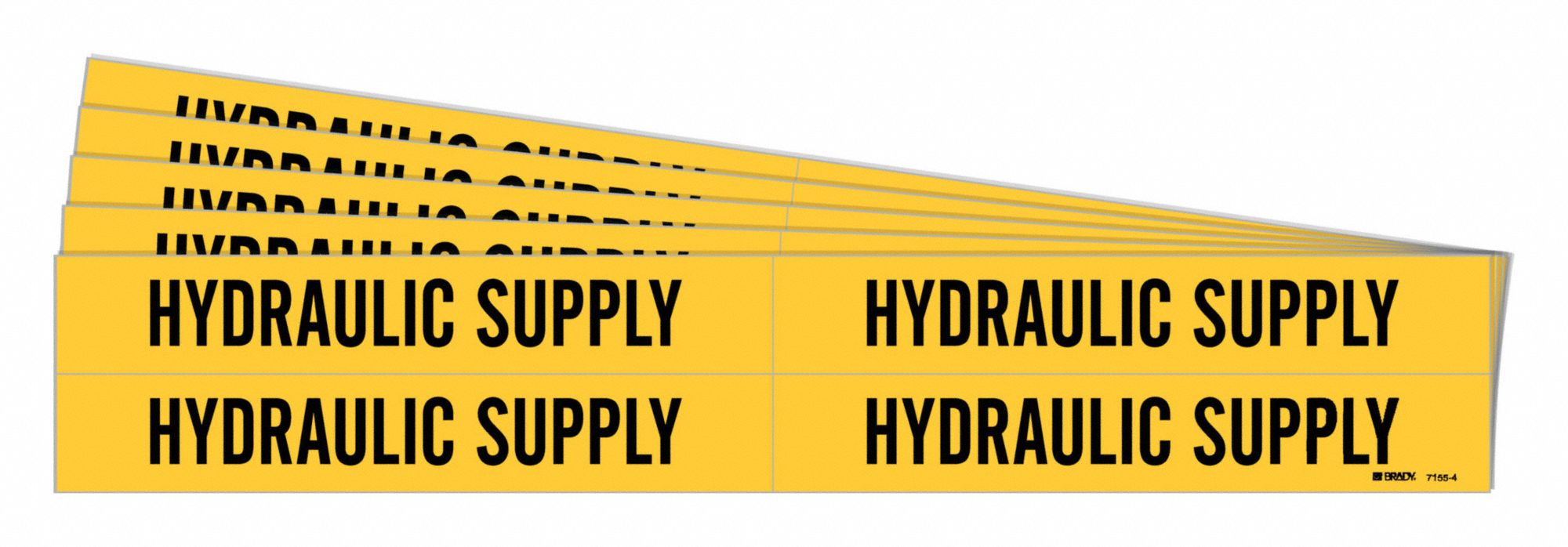 Pipe Marker Black Hydraulic Supply PK5