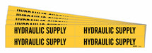 Pipe Marker Black Hydraulic Supply PK5