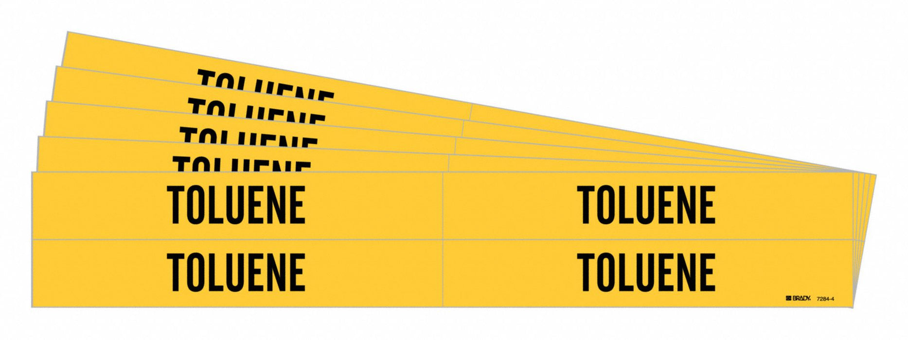 Pipe Marker Adhesive Black Toluene PK5