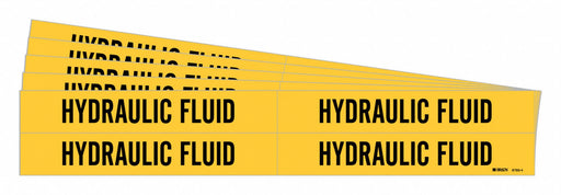 Pipe Marker Black Hydraulic Fluid PK5