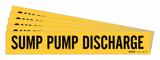 Pipe Marker Sump Pump Discharge PK5