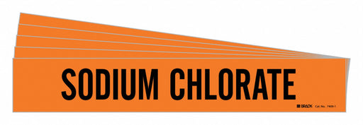 Pipe Marker Black Sodium Chlorate PK5