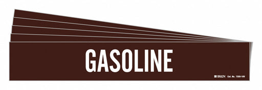 Pipe Marker Adhesive White Gasoline PK5