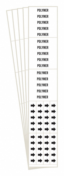 Pipe Marker Adhesive Black Polymer PK5