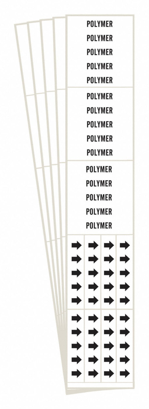 Pipe Marker Adhesive Black Polymer PK5