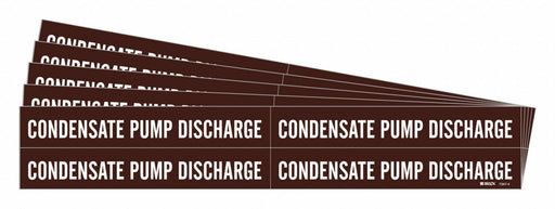 Pipe Marker Condensate Pump DischargePK5
