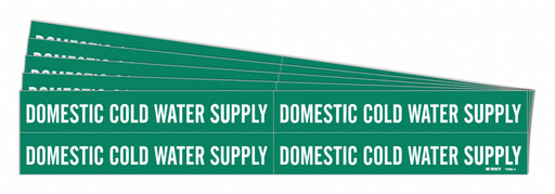 Pipe Marker Domestic Cold Water Sup. PK5