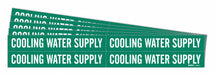 Pipe Marker Cooling Water Supply PK5