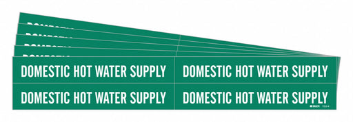 Pipe Marker Domestic Hot Water Sup. PK5