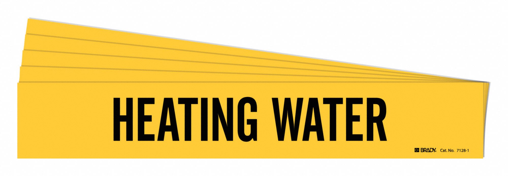 Pipe Marker Heating Water PK5