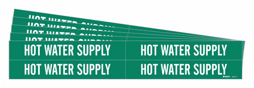 Pipe Marker Hot Water Supply PK5