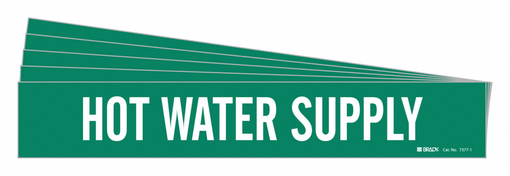 Pipe Marker Hot Water Supply PK5