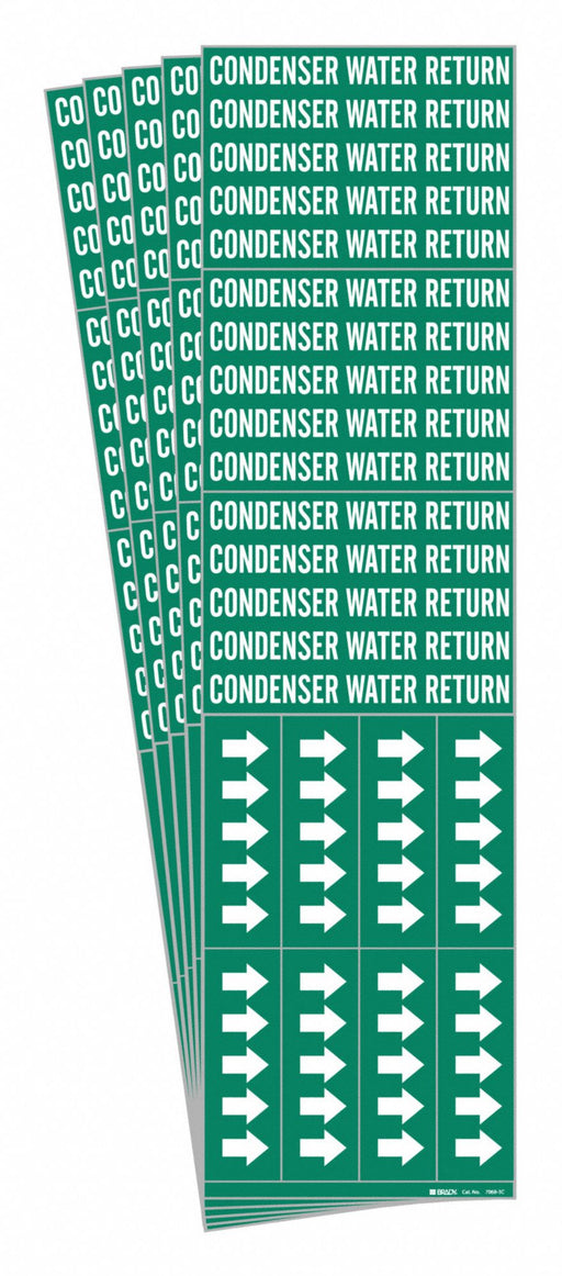 Pipe Marker Condenser Water Return PK5