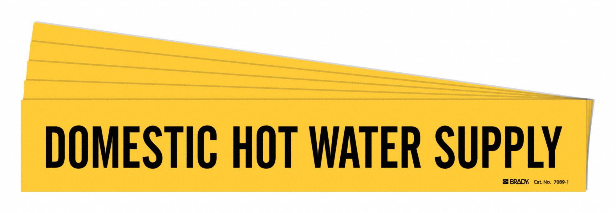 Pipe Marker Domestic Hot Water Sup. PK5