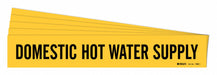 Pipe Marker Domestic Hot Water Sup. PK5