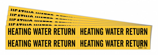 Pipe Marker Heating Water Return PK5