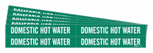 Pipe Marker Domestic Hot Water PK5