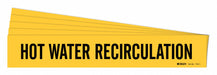 Pipe Marker Hot Water Recirculation PK5